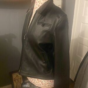 Leather jacket Nine West